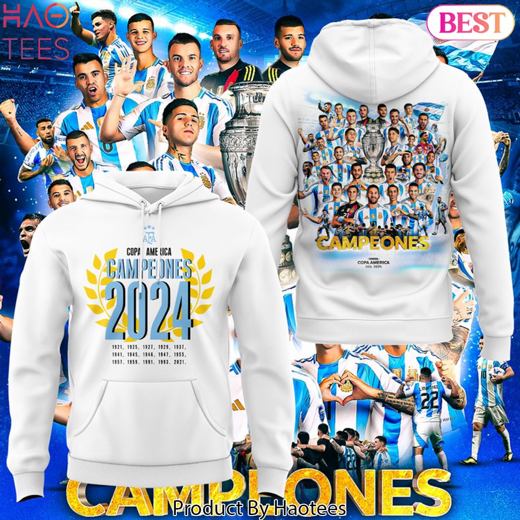 2024 Argentina Copa America Winners Hoodie