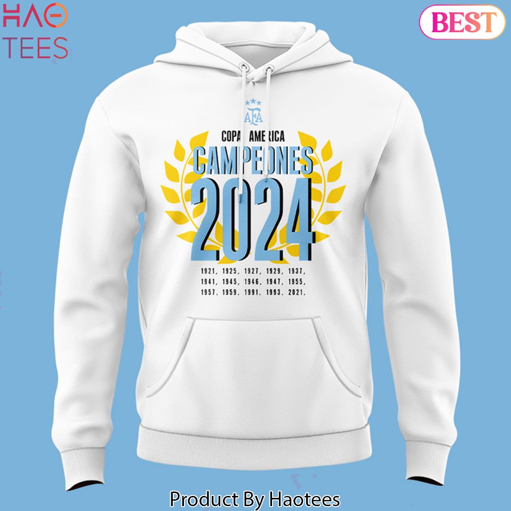 2024 Argentina Copa America Winners Hoodie 2024 Argentina Copa America Winners Hoodie