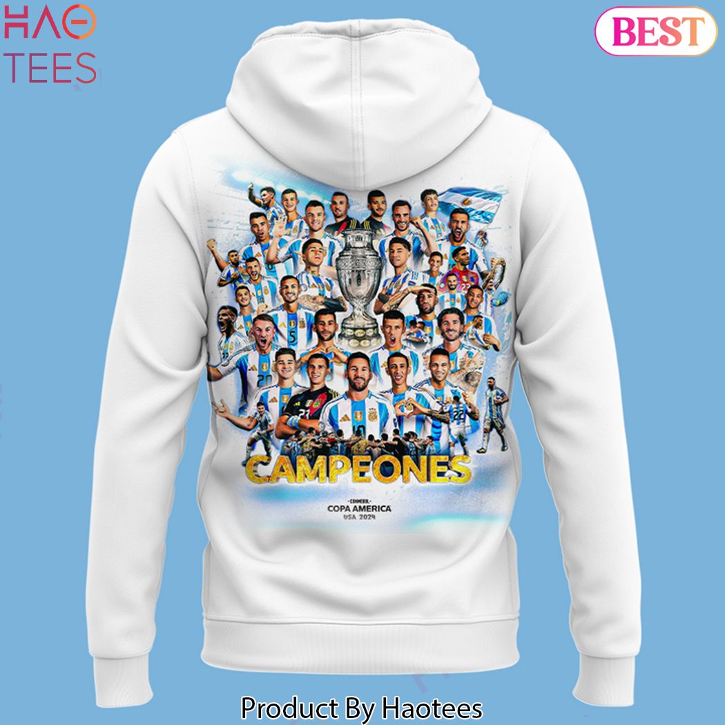 2024 Argentina Copa America Winners Hoodie 2024 Argentina Copa America Winners Hoodie