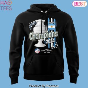 2024 Argentina National Team Copa America Champions Back To Back Hoodie