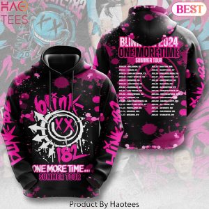 2024 Blink-182 One More Time Summer Tour Hoodie
