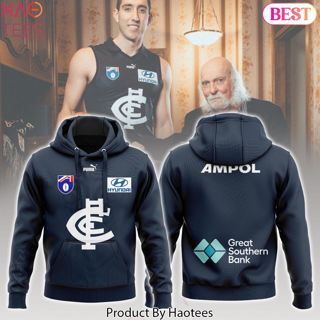 2024 Carlton Blues Adult Heritage Design Hoodie 2024 Carlton Blues Adult Heritage Design Hoodie