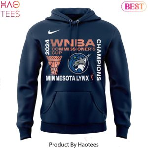 2024 Commissioner Cup Champions Minnesota Lynx Design Hoodie