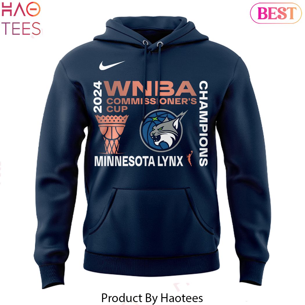 2024 Commissioner Cup Champions Minnesota Lynx Design Hoodie 2024 Commissioner Cup Champions Minnesota Lynx Design Hoodie