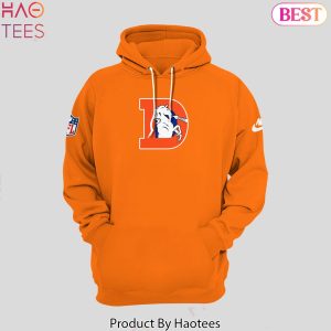 2024 Denver Broncos Orange Crush Throwback Design Hoodie