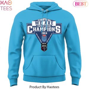 2024 New South Wales Blues State Of Origin Champions Hoodie