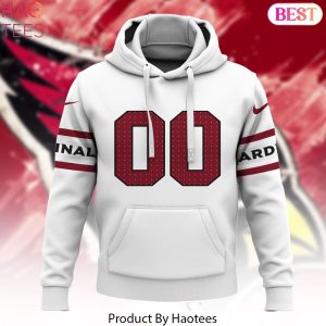 2024 Personalized NFL Arizona Cardinals Hoodie – White