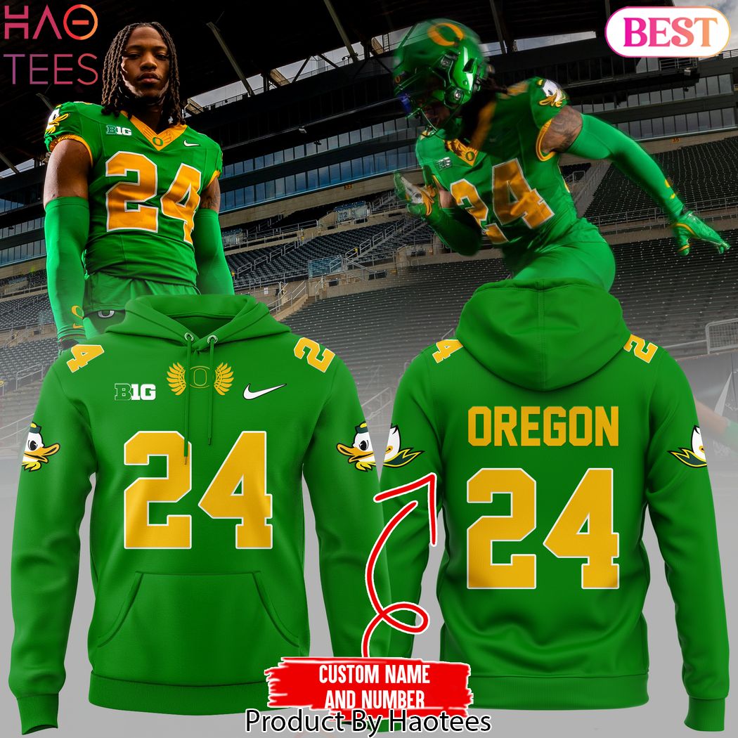 2024 Personalized Oregon Ducks Football New Version Hoodie