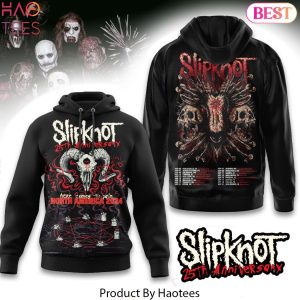 25th Anniversary Slipknot  Here Comes The Pain North America 2024 Hoodie