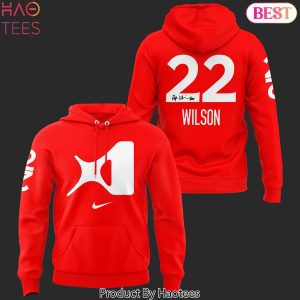 Aja Wilson 22 Signature Special Design Hoodie – Red