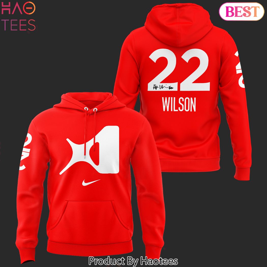 Aja Wilson 22 Signature Special Design Hoodie - Red Aja Wilson 22 Signature Special Design Hoodie - Red