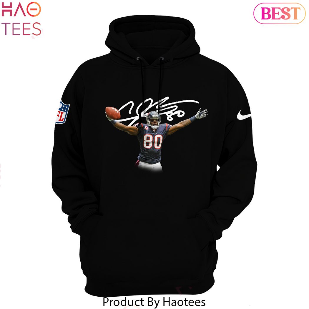 Andre Johnson Signature Houston Texans Football Hoodie Andre Johnson Signature Houston Texans Football Hoodie