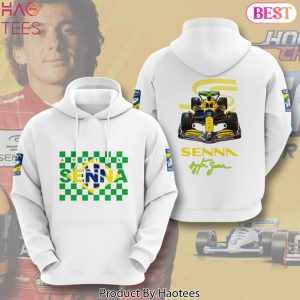 Ayrton Senna Signature 2024 Design Hoodie