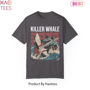 Band Shirt Orca Killer Whale Vintage Tee, Marine Biology Fun Bootleg Shirt, Gift for Marine Biologist Locals or Conservationist