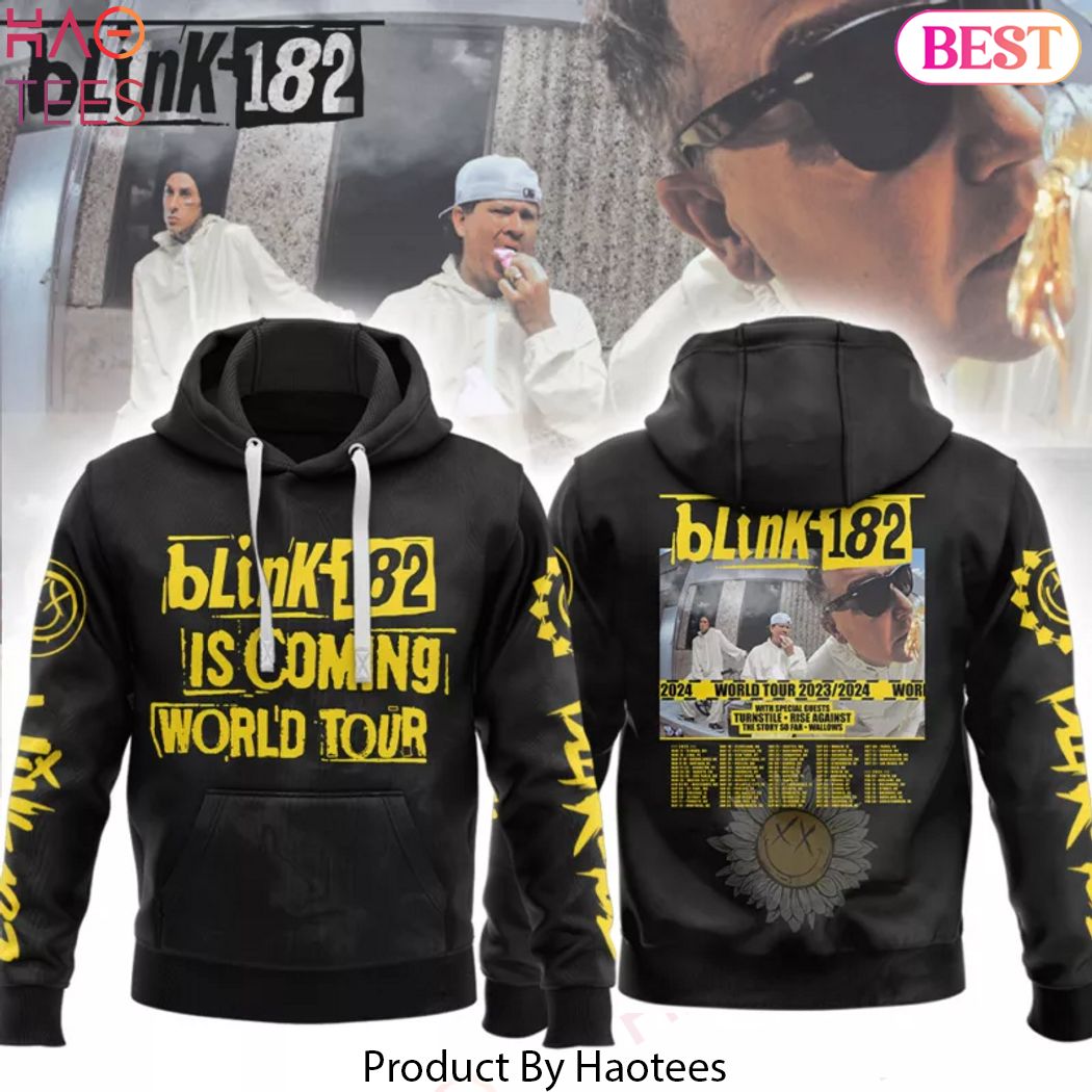 Blink-182 Is Coming World Tour 2024 Hoodie