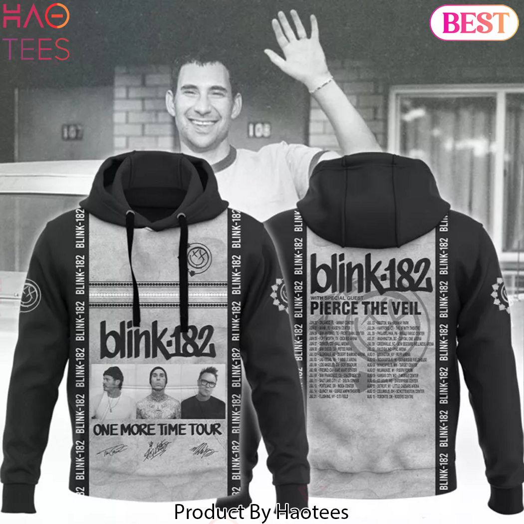 Blink-182 World Tour 2024 Concert Hoodie