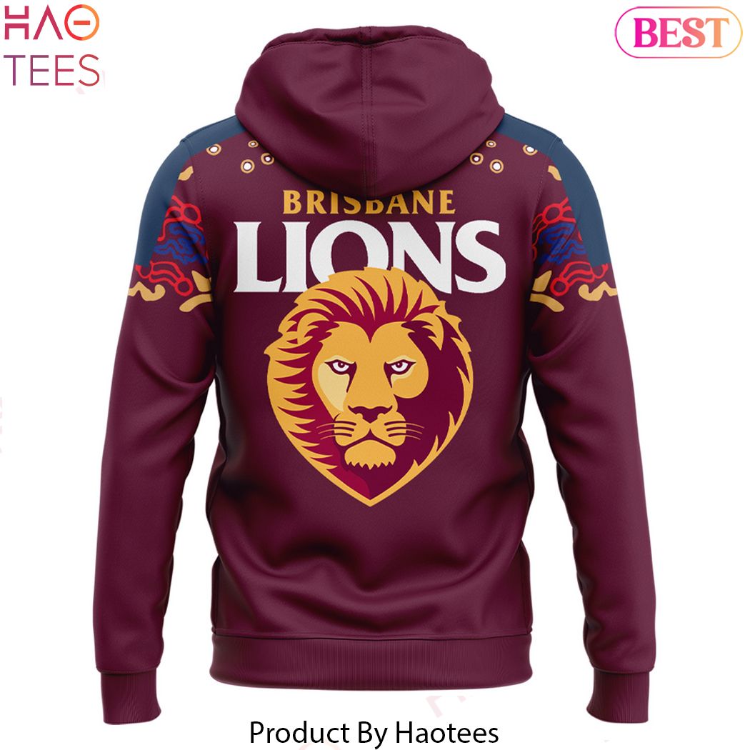 Brisbane Lions Indigenous 2024 Special Design Hoodie Brisbane Lions Indigenous 2024 Special Design Hoodie