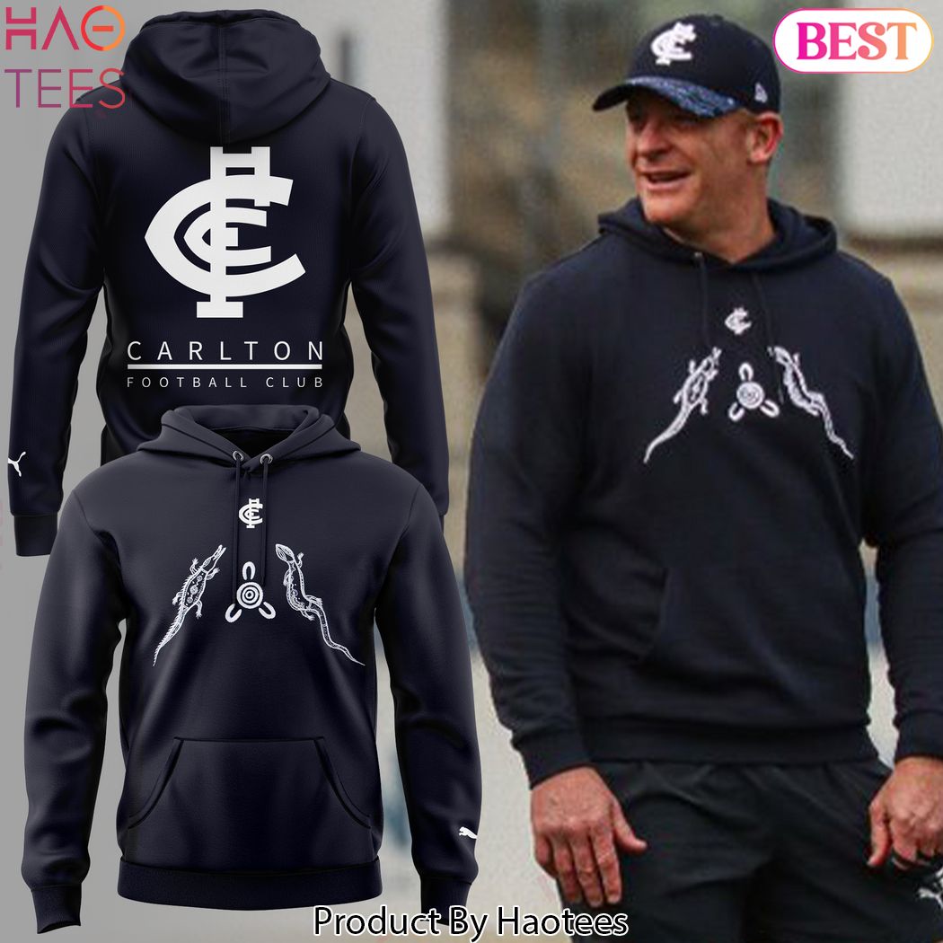 Carlton Blues Football Club Indigenous Hoodie Carlton Blues Football Club Indigenous Hoodie