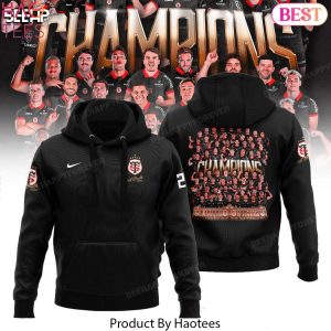 Champions Double Stade Toulousain 2024 Design Hoodie
