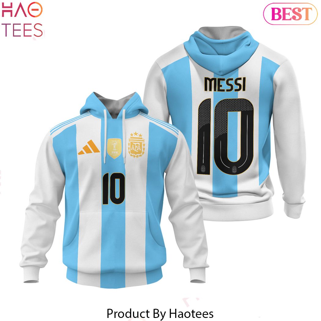 Copa America 2024 Argentina Lionel Messi Hoodie