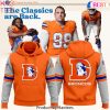 Denver Broncos Orange Crush Throwback Hoodie