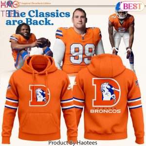 Denver Broncos Orange Crush Throwback Hoodie Denver Broncos Orange Crush Throwback Hoodie