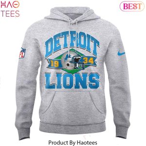 Detroit Lions 1934 Special Design Hoodie