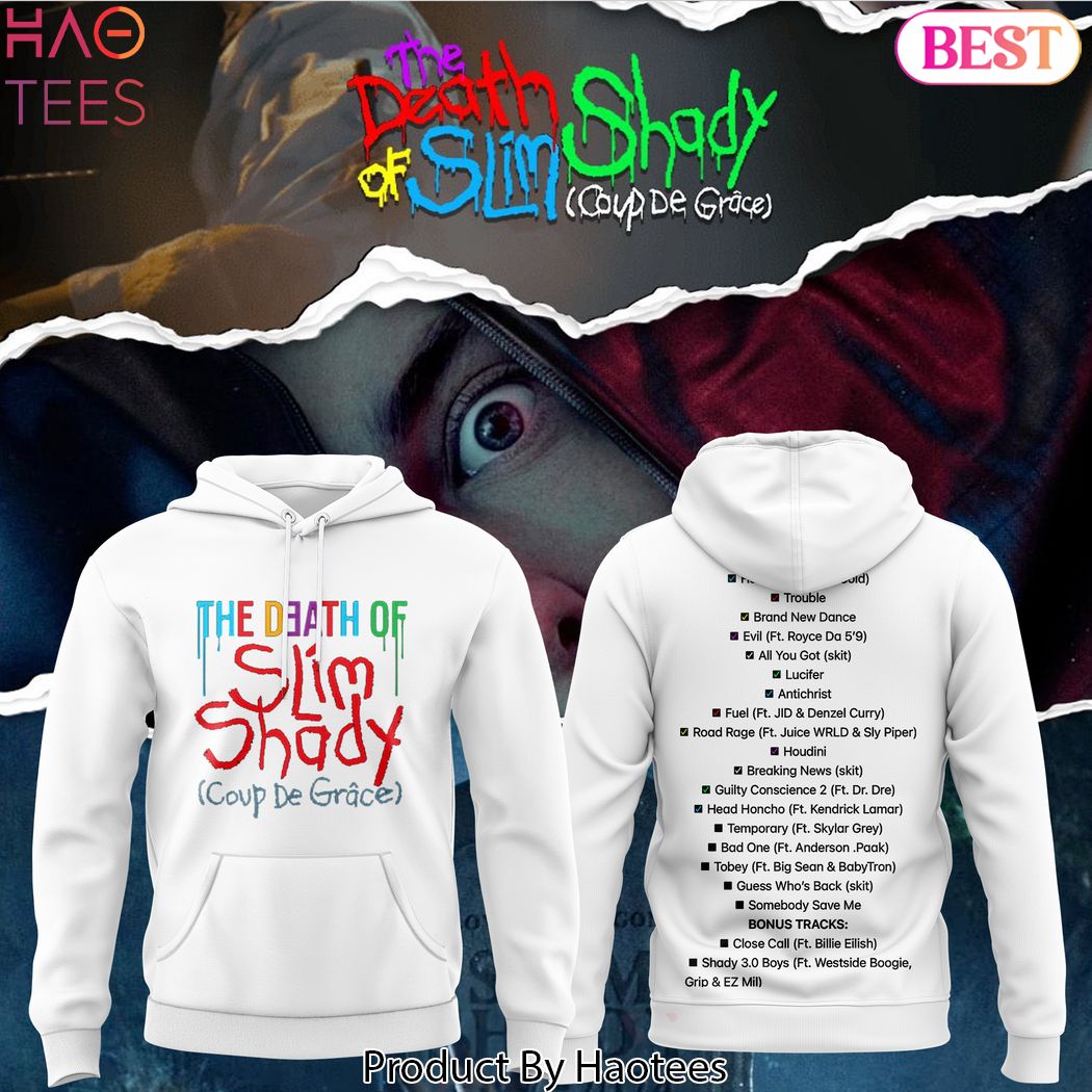 Eminem The Death Of Slim Shady Coup De Grace Hoodie – White