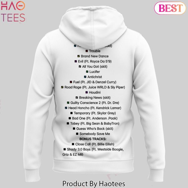 Eminem The Death Of Slim Shady Coup De Grace Hoodie – White