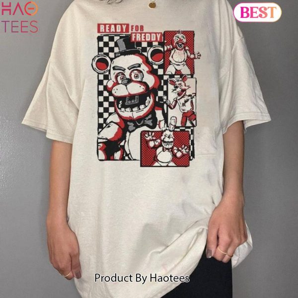 Five Nights At FreddyS Tee, Five Nights At Freddy Video Game Merch, Gaming Gamers Mens