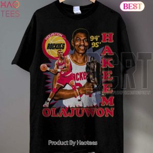 Hakeem Olajuwon Shirt – Basketball shirt – Classic 90s Graphic Tee – Unisex – Vintage Bootleg – Gift – Retro HO1807
