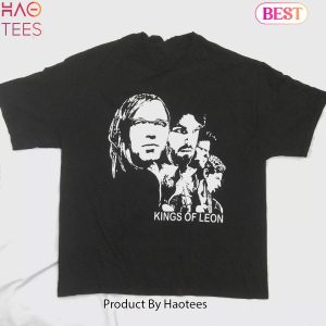 Hot Because of the Times Kings of Leon Shirt Black Cotton T-shirt