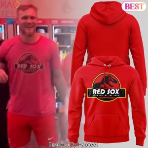 Jurassic Park Boston Red Sox Design Hoodie Jurassic Park Boston Red Sox Design Hoodie