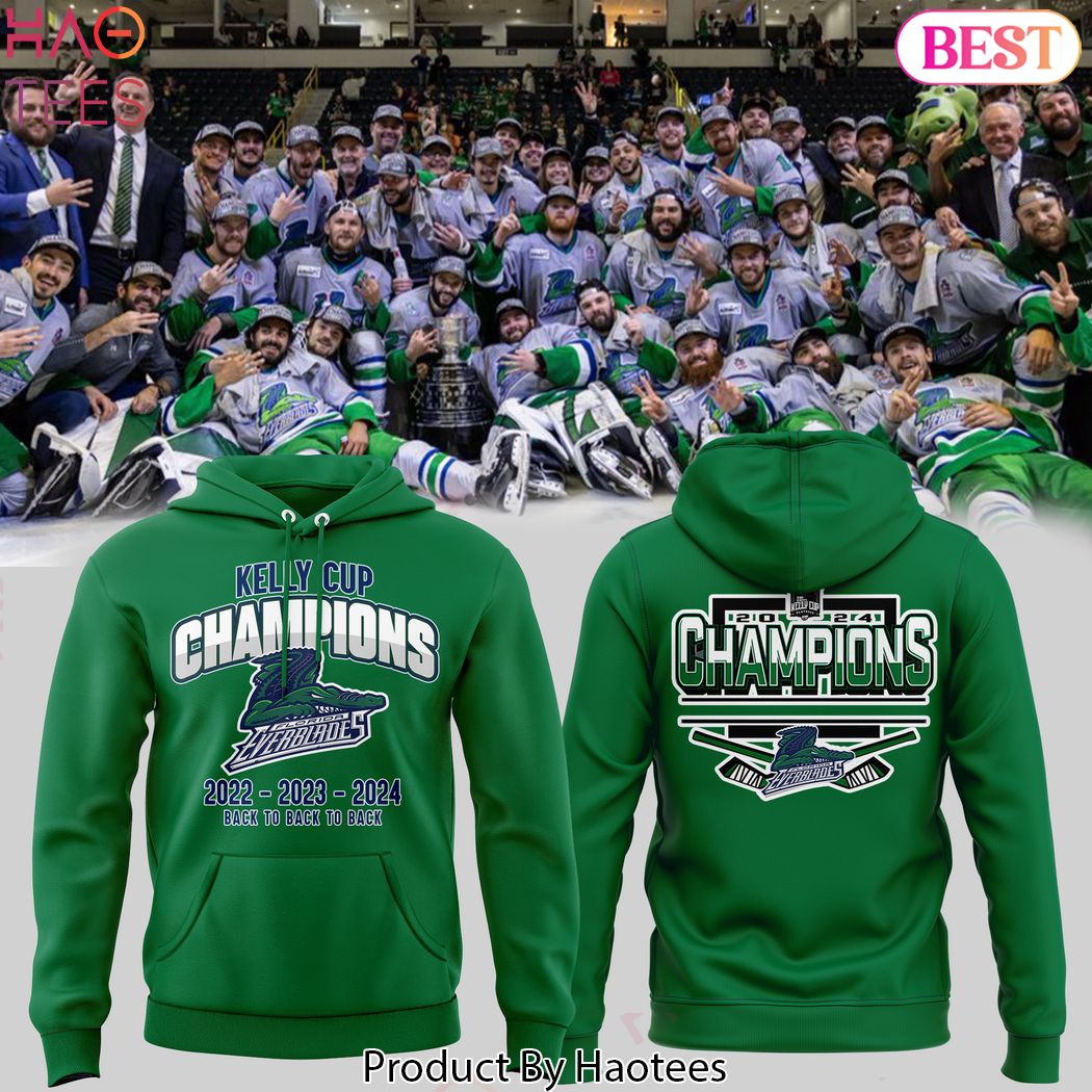 Kelly Cup Champions 2022-2023-2024 Florida Everblades Hoodie
