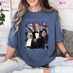 Limited Pitbull Vintage Shirt, Gift For Woman And Man Unisex T-Shirt, Vintage Rap Hip Hop Shirt, Gift For Fans