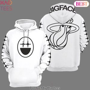 Miami Heat Jimmy Butler Big Face Hoodie – White