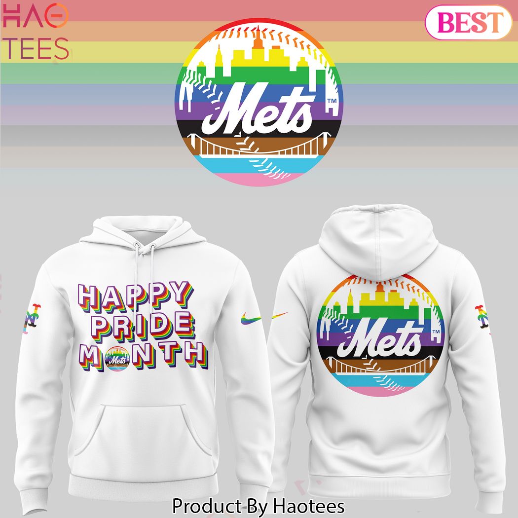 New York Mets Happy Pride Month Hoodie
