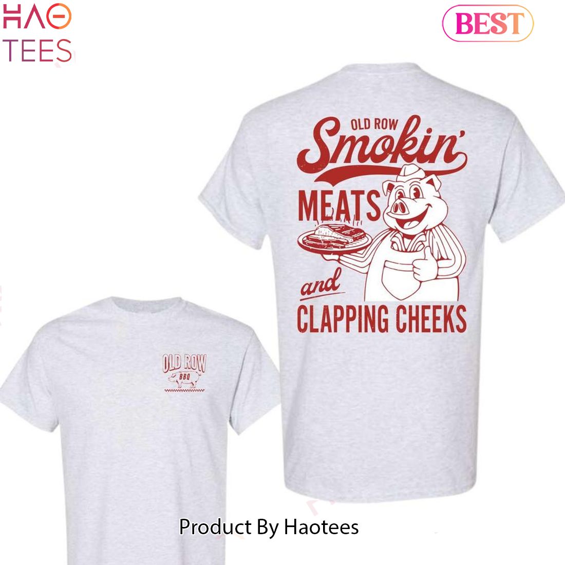 Old Row The Smokin' Meats Graphic 2 Sides Tshirt Old Row The Smokin' Meats Graphic 2 Sides Tshirt