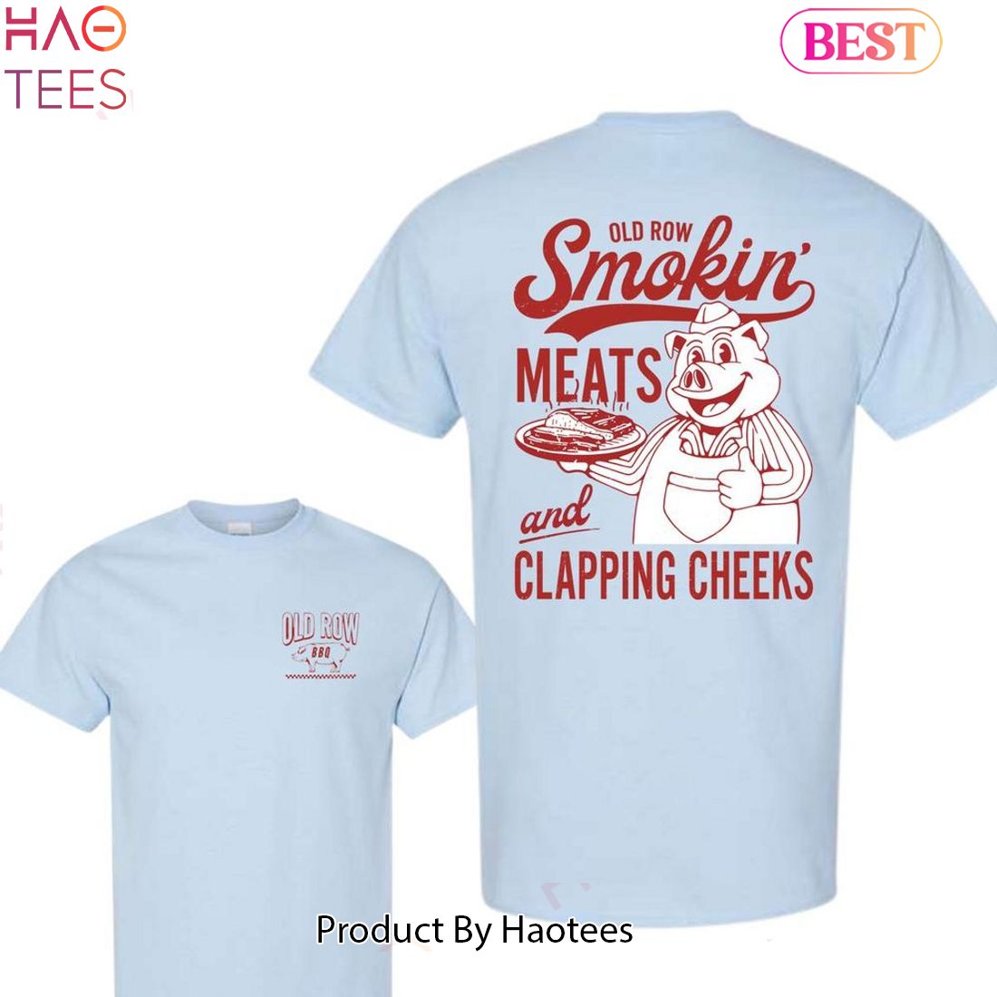 Old Row The Smokin' Meats Graphic 2 Sides Tshirt Old Row The Smokin' Meats Graphic 2 Sides Tshirt