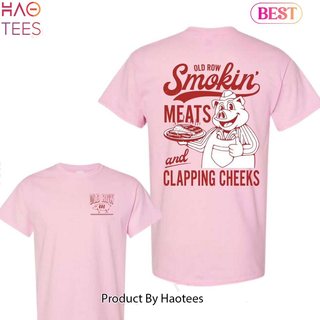 Old Row The Smokin' Meats Graphic 2 Sides Tshirt Old Row The Smokin' Meats Graphic 2 Sides Tshirt