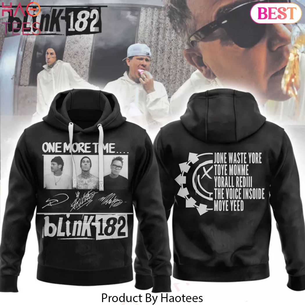 One More Time Blink-182 Signature Hoodie