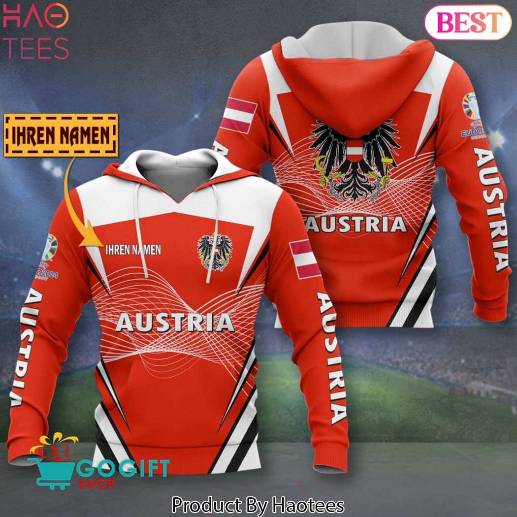 Personalized EURO 2024 Austria Hoodie