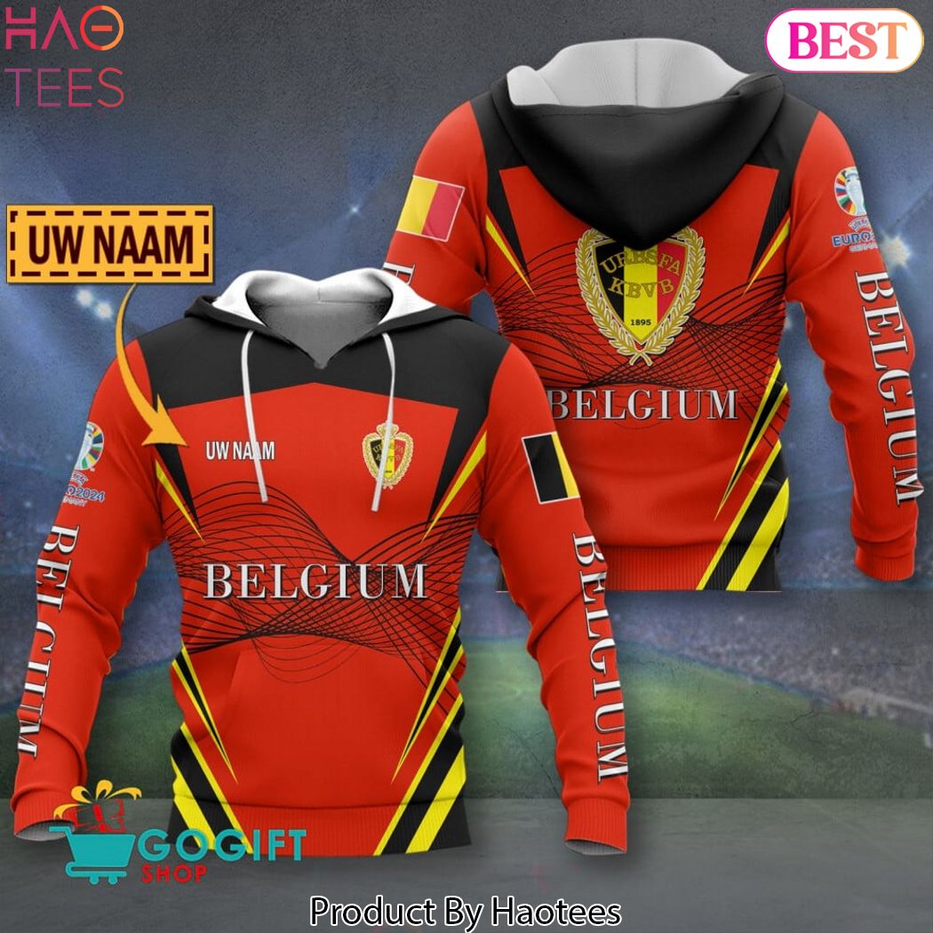 Personalized EURO 2024 Belgium Hoodie
