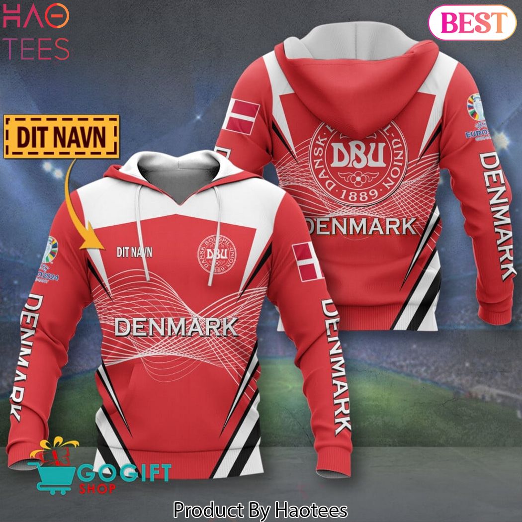 Personalized EURO 2024 Denmark Hoodie