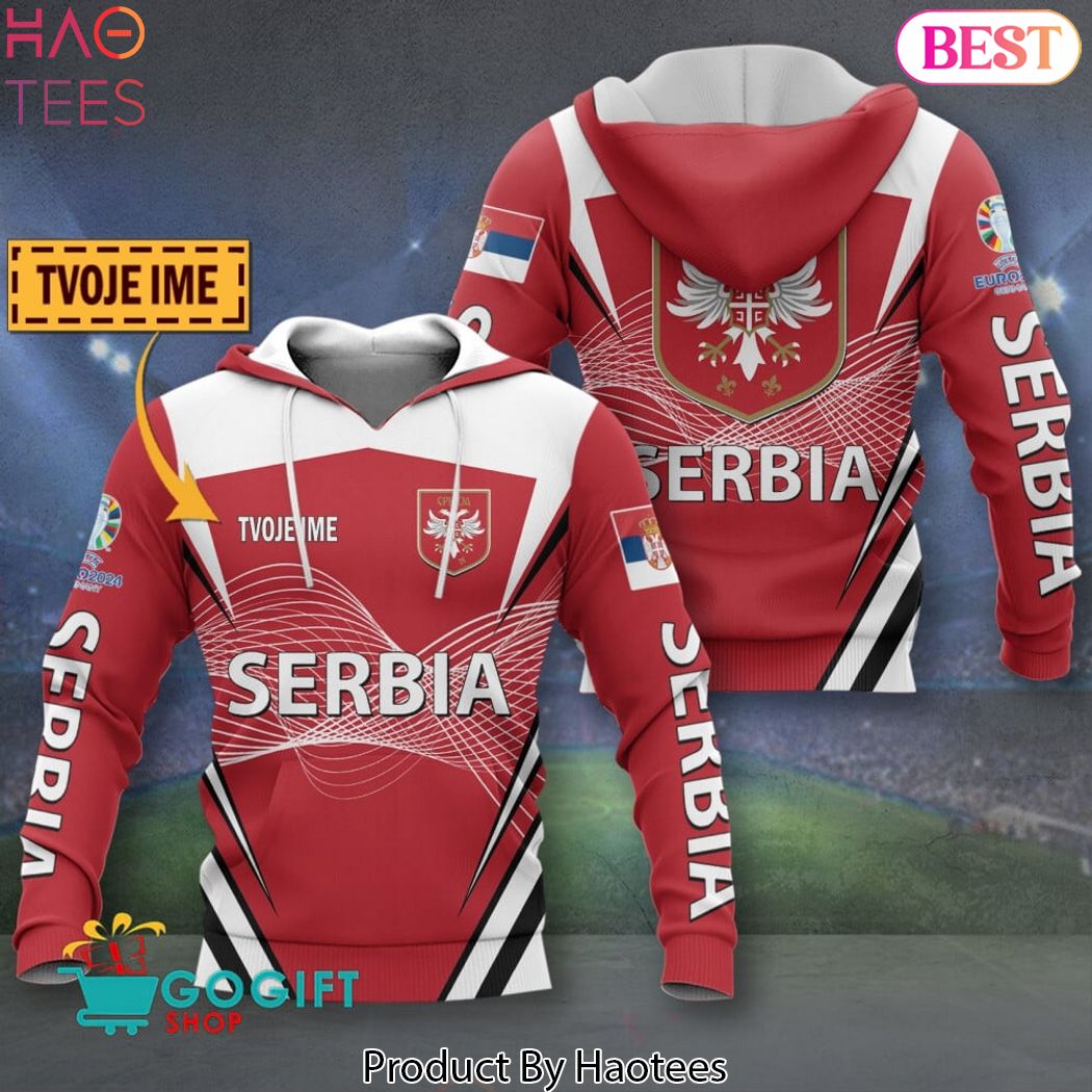 Personalized EURO 2024 Serbia Hoodie
