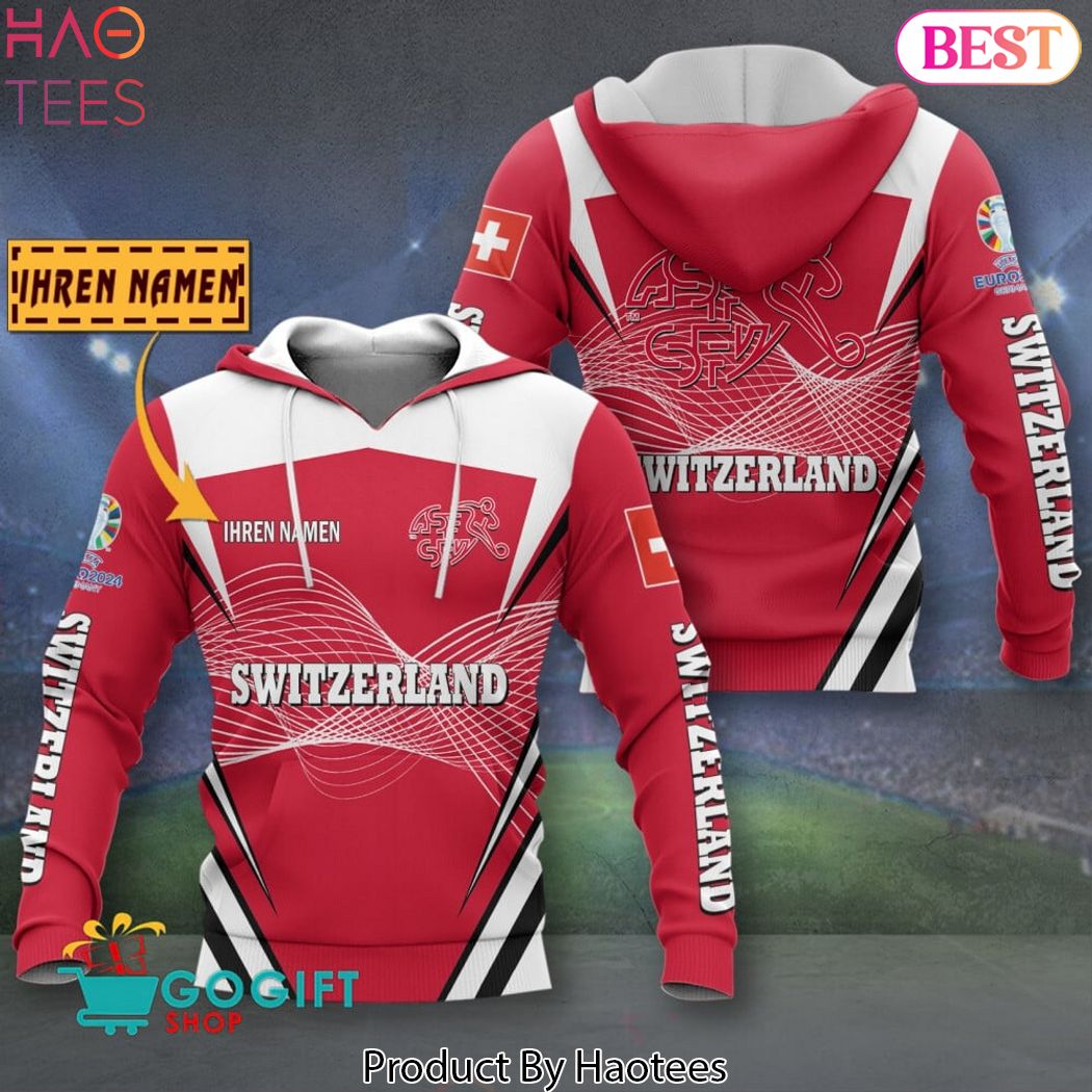 Personalized EURO 2024 Switzerland Hoodie