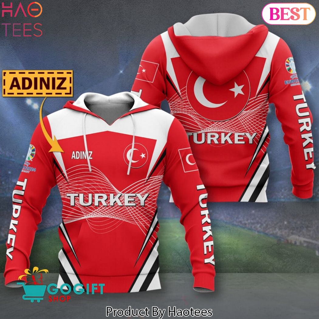 Personalized EURO 2024 Turkey Hoodie
