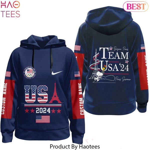 Personalized Team USA 2024 Olympic Paris Hoodie