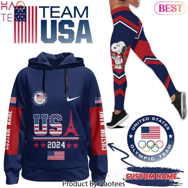 Personalized Team USA 2024 Olympic Paris Hoodie