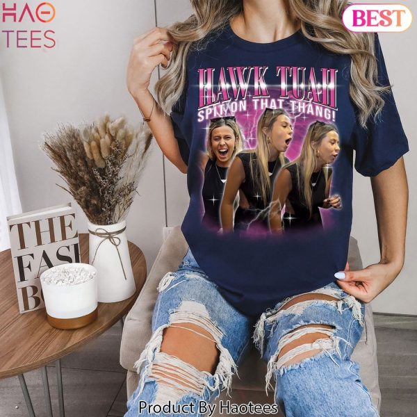 Retro Hawk Tuah Spit on that Thang Shirt, Vintage Hawk Tuah 24 Tee, Viral Tee, HawkTuah TShirt, Funny Adult Dark Humor Tees, Hawk Tuah Shirt